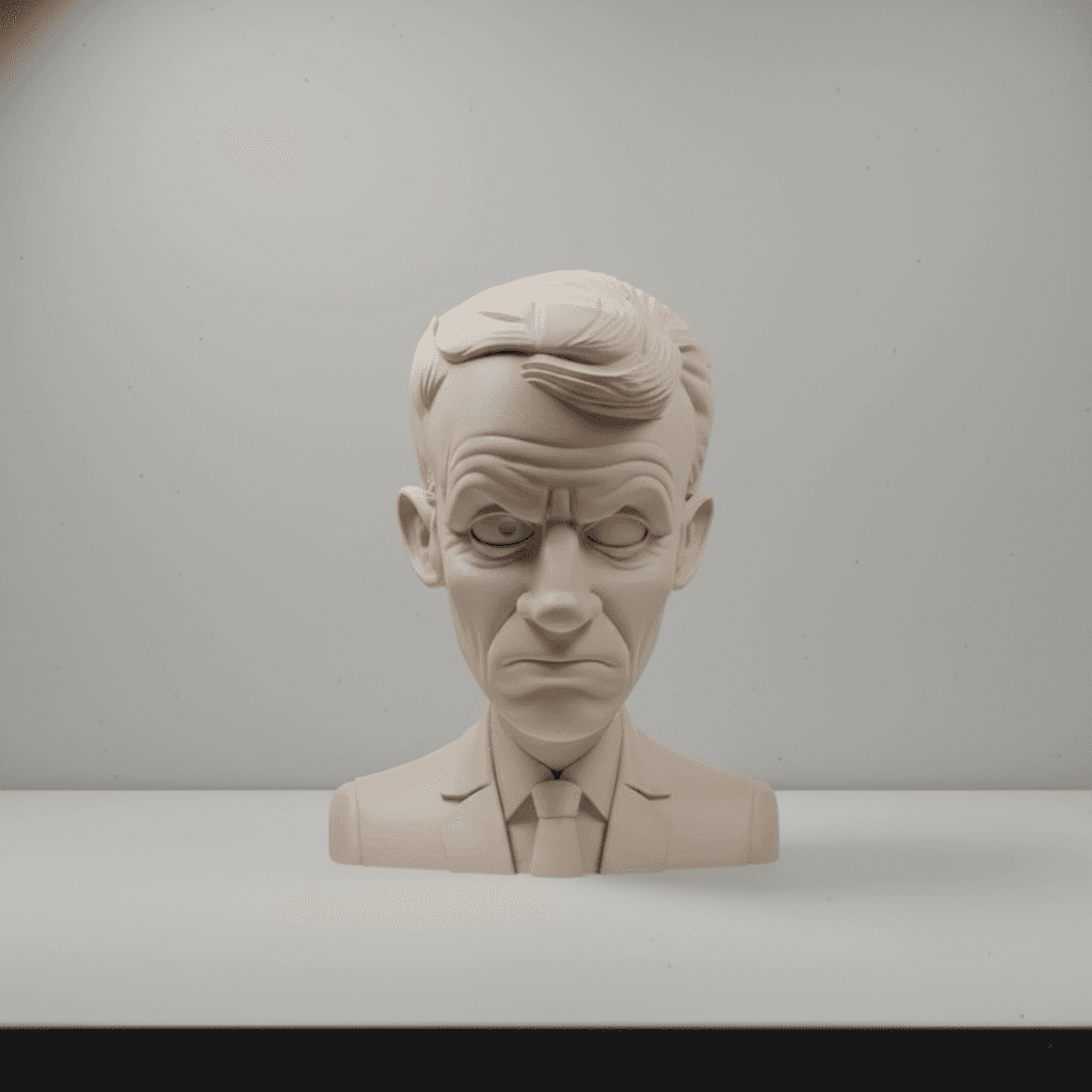 Emmanuel Macron Bust